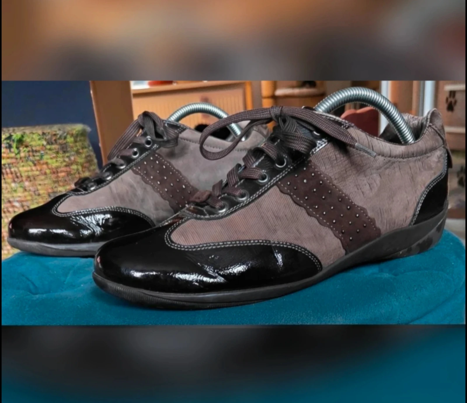 Dark brown women's sneakers Hassia Premium Comfort size 41 – photo 4